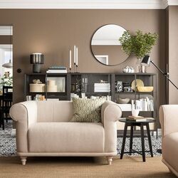 Fotoliu Ikea Viskafors 1.5-locuri (Lejde Bej Deschis/Mesteacan) Thumb