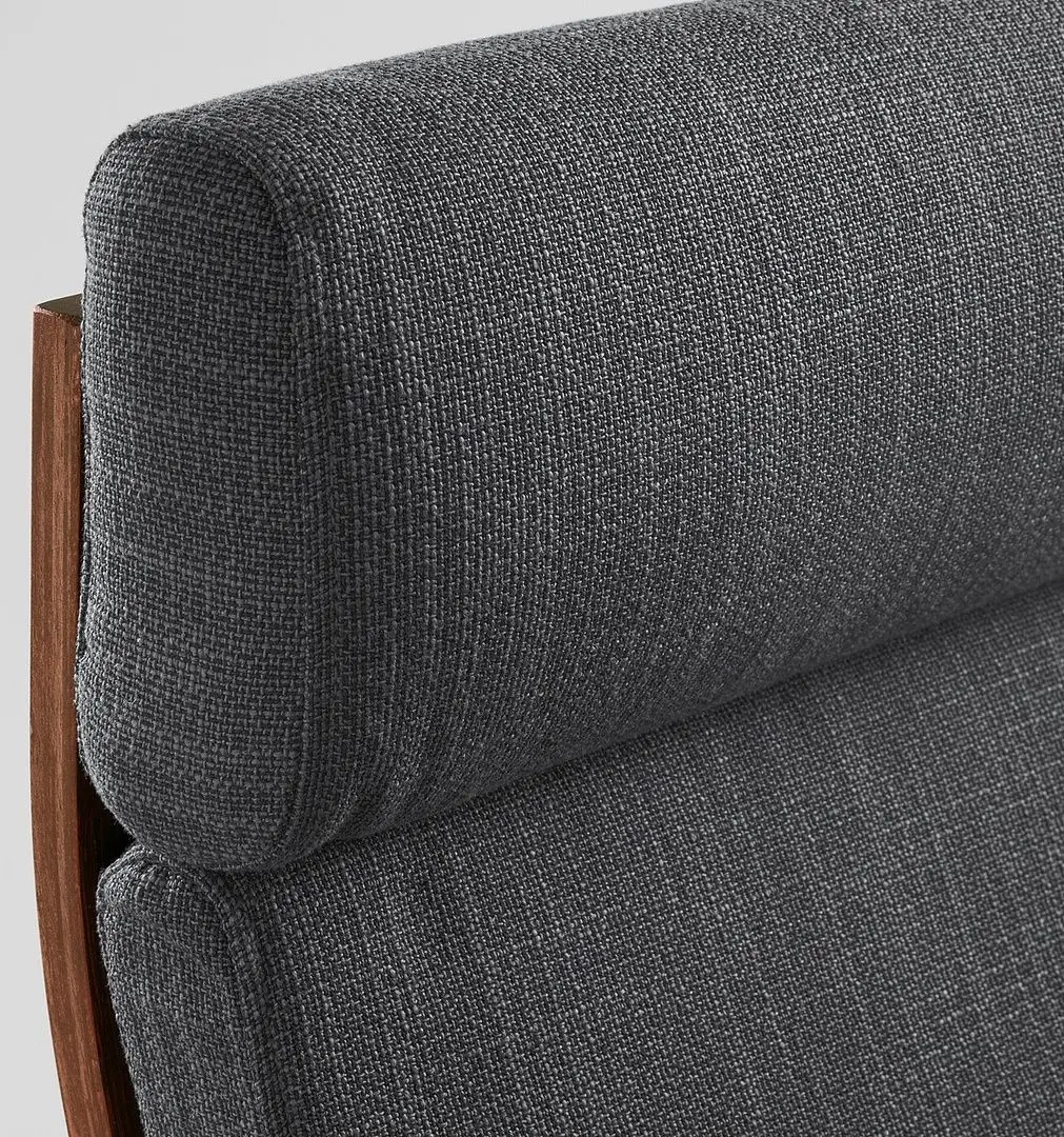 Fotoliu balansoar Ikea Poang (Maro/Hillared Antracit)