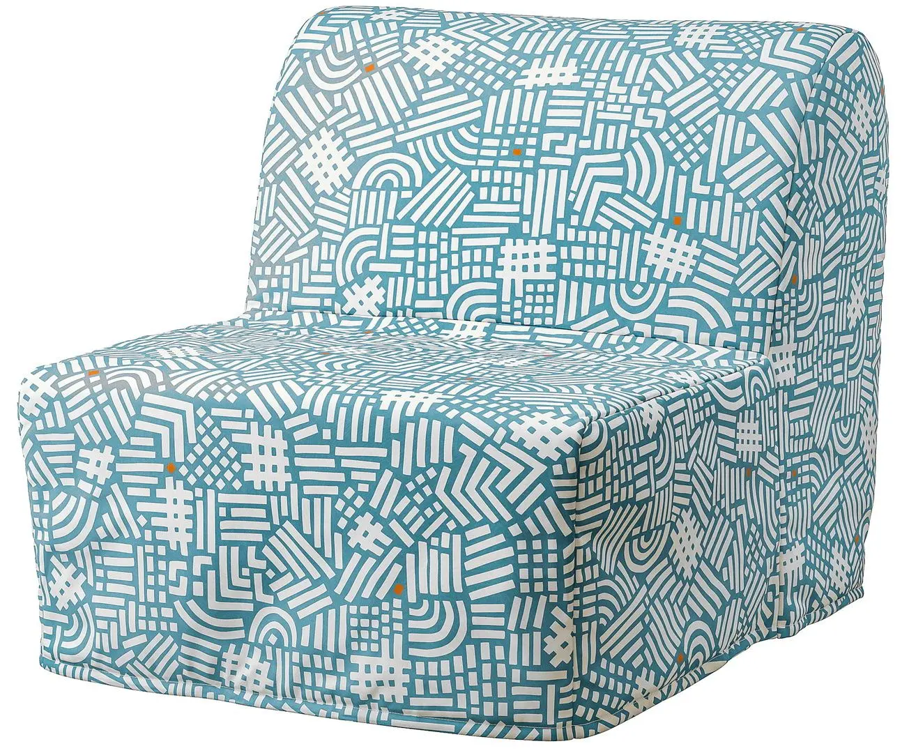 Кресло раскладное Ikea Lycksele Lovas (Тустад Разноцветный)