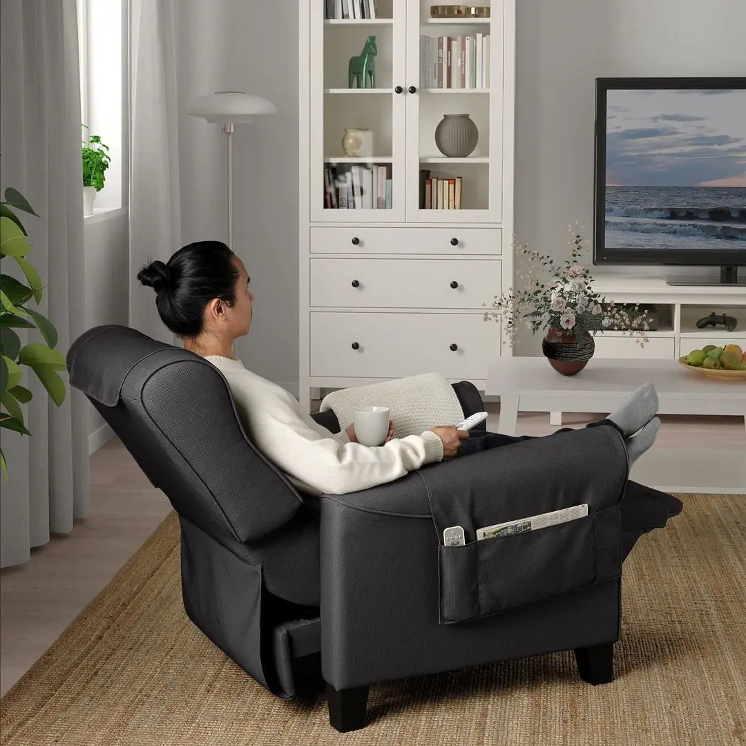 Fotoliu recliner Ikea Muren (Remmarn Gri inchis)
