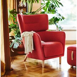 Fotoliu cu puf Ikea Oskarshamn (Tonerud Roşu) Thumb