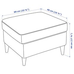 Fotoliu cu puf Ikea Strandmon (Skiftebo Galben) Thumb