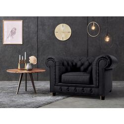 Fotoliu Inspira Furniture Cambridge Riviera 100 (Black)