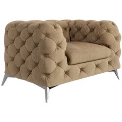 Кресло Inspira Furniture Chelsea Riviera 24 (Beige/Silver) Thumb