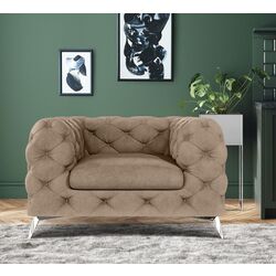 Fotoliu Inspira Furniture Chelsea Riviera 24 (Beige/Silver)