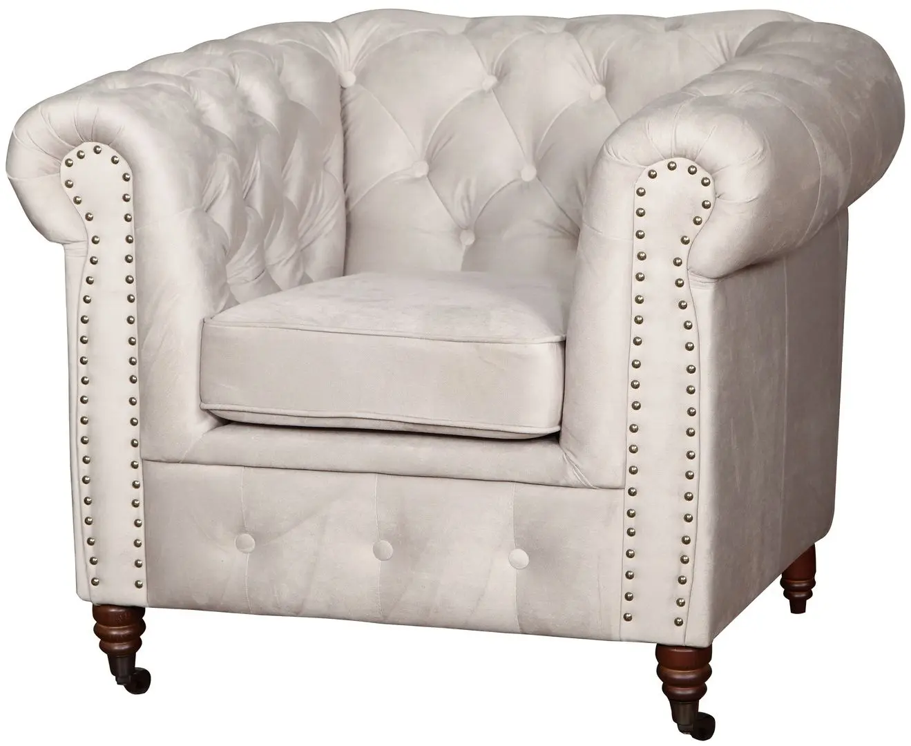 Fotoliu Inspira Furniture Oxford with Casters/York Amore 31 (Grey)