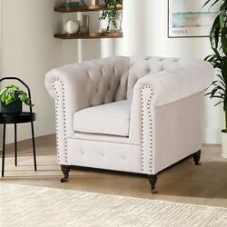 Fotoliu Inspira Furniture Oxford with Casters/York Amore 31 (Grey)