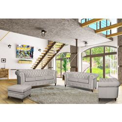 Fotoliu Inspira Furniture Oxford with Casters/York Amore 31 (Grey) Thumb