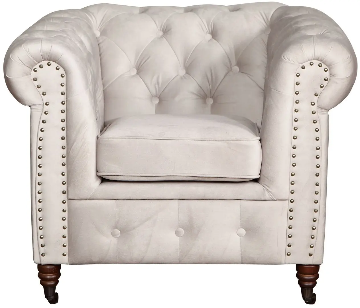 Fotoliu Inspira Furniture Oxford with Casters/York Amore 31 (Grey)