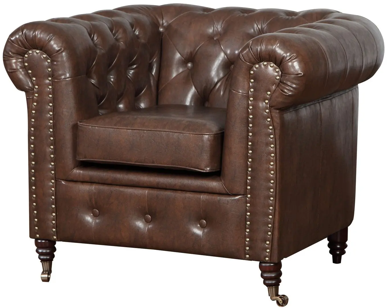 Кресло Inspira Furniture Oxford with Casters/Classic MG 20 (Brown)