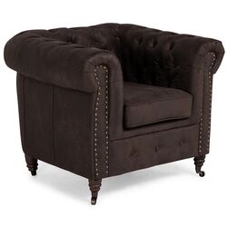 Кресло Inspira Furniture Oxford with Casters Gobi 04 (Brown) Thumb