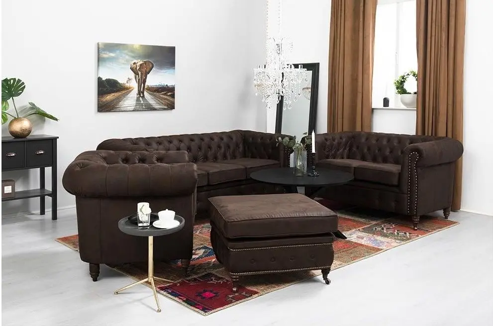 Кресло Inspira Furniture Oxford with Casters Gobi 04 (Brown)