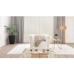 Fotoliu Inspira Furniture York MG 0 (White) Thumb