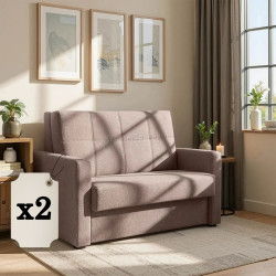 Set fotolii 2buc Mebel Elite Milan 2 (Beige)