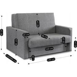 Комплект кресел 2шт Mebel Elite Milan 2 (Light Grey) Thumb
