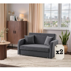 Set fotolii 2buc Mebel Elite Vero 2 (Grey)