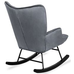 Fotoliu balansoar Mebel Elite Elis (Grey/Black) Thumb