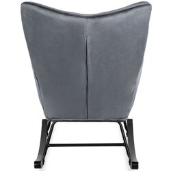 Fotoliu balansoar Mebel Elite Elis (Grey/Black) Thumb