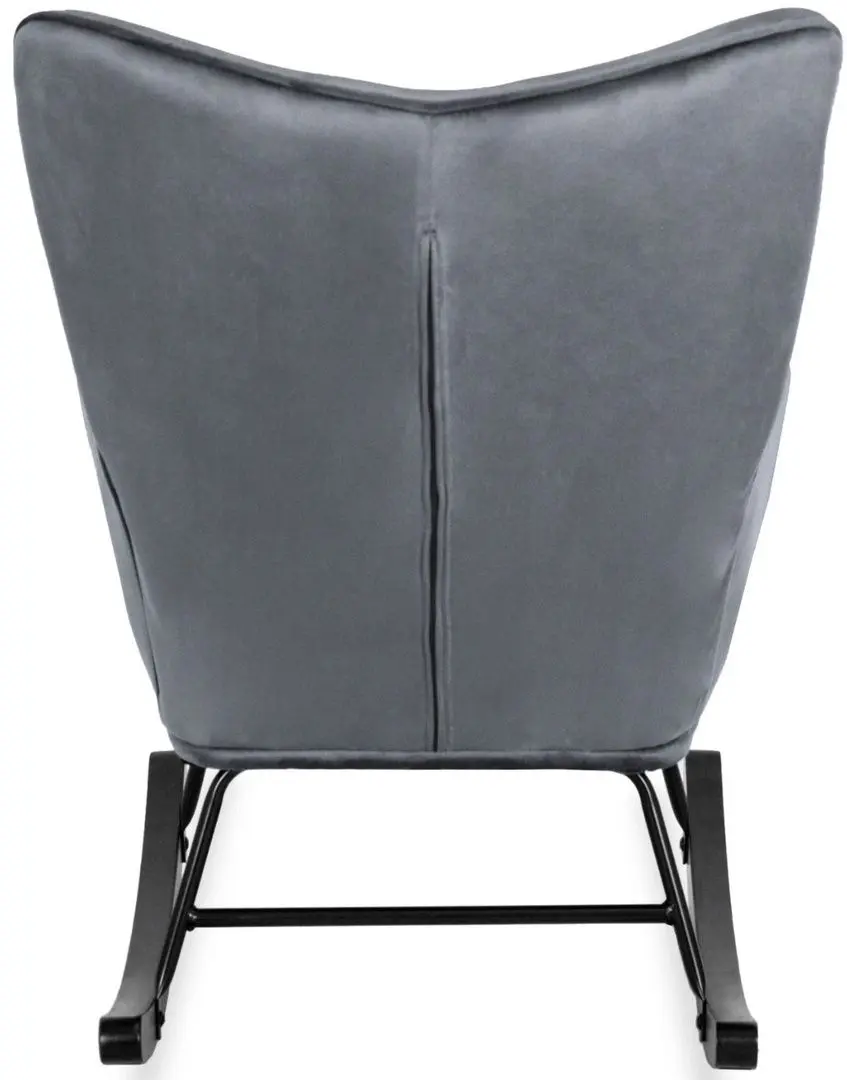 Fotoliu balansoar Mebel Elite Elis (Grey/Black)