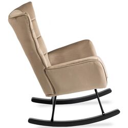 Fotoliu balansoar Mebel Elite Jackson (Beige/Black) Thumb