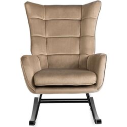 Fotoliu balansoar Mebel Elite Jackson (Beige/Black) Thumb