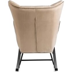 Fotoliu balansoar Mebel Elite Jackson (Beige/Black) Thumb