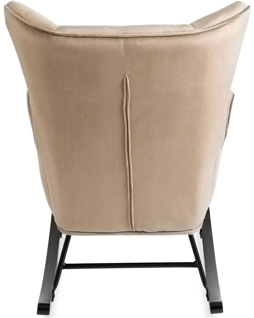 Fotoliu balansoar Mebel Elite Jackson (Beige/Black)