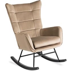 Fotoliu balansoar Mebel Elite Jackson (Beige/Black) Thumb