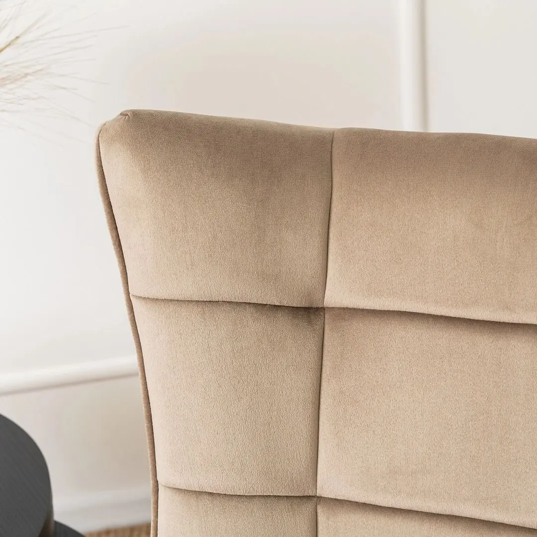 Fotoliu balansoar Mebel Elite Jackson (Beige/Black)