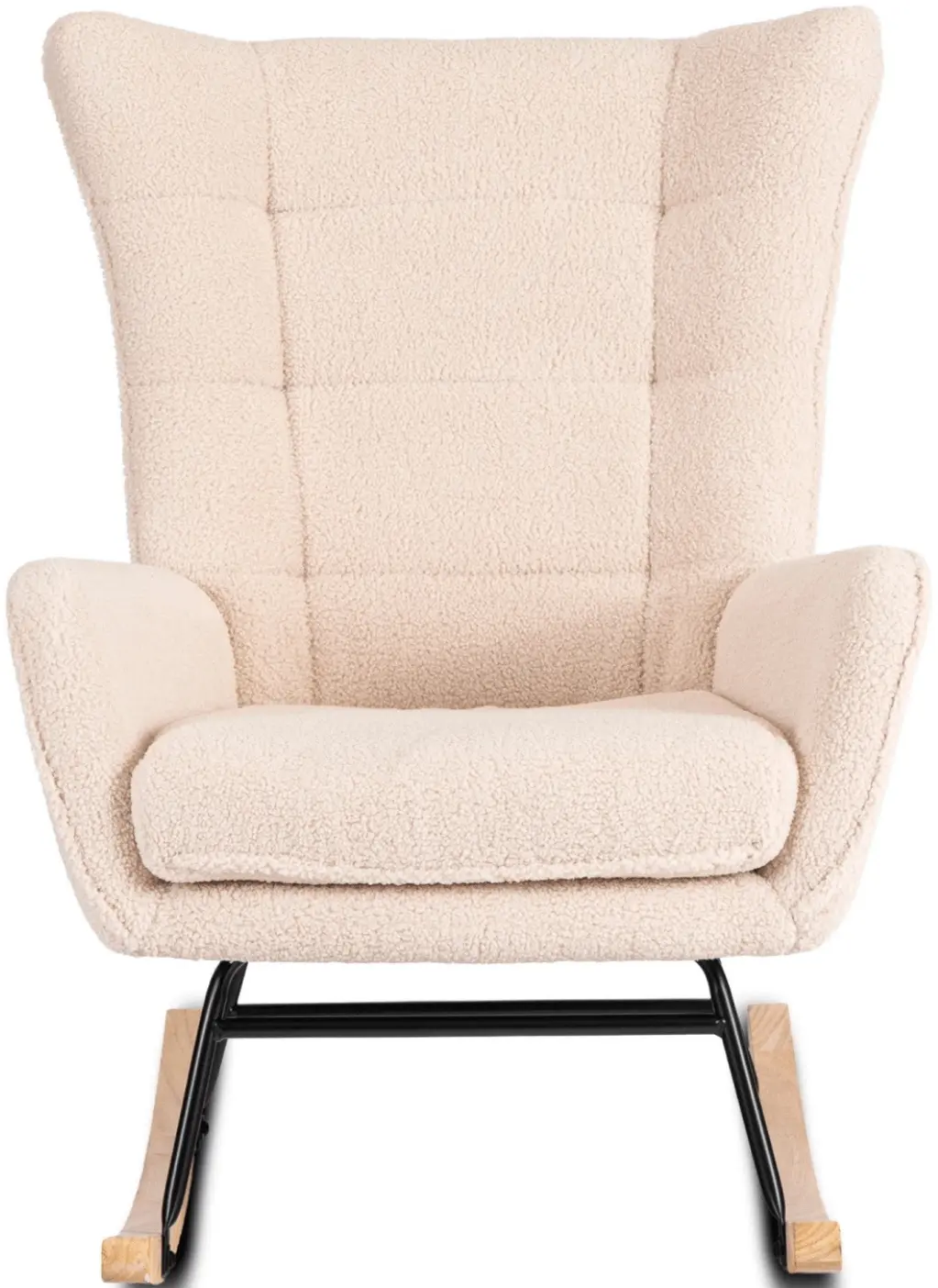 Fotoliu balansoar Mebel Elite Jackson (Beige/Oak) - 2
