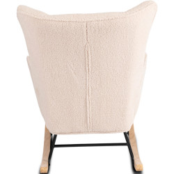 Fotoliu balansoar Mebel Elite Jackson (Beige/Oak) Thumb