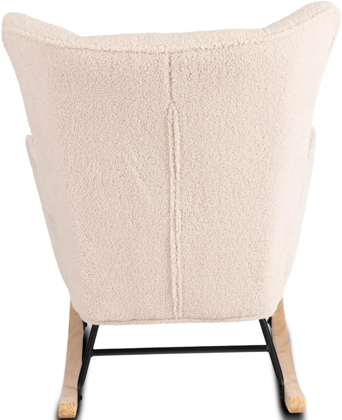 Fotoliu balansoar Mebel Elite Jackson (Beige/Oak) - 5