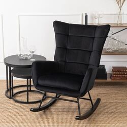 Кресло-качалка Mebel Elite Jackson (Black)