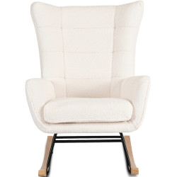 Fotoliu balansoar Mebel Elite Jackson (Cream/Oak) Thumb