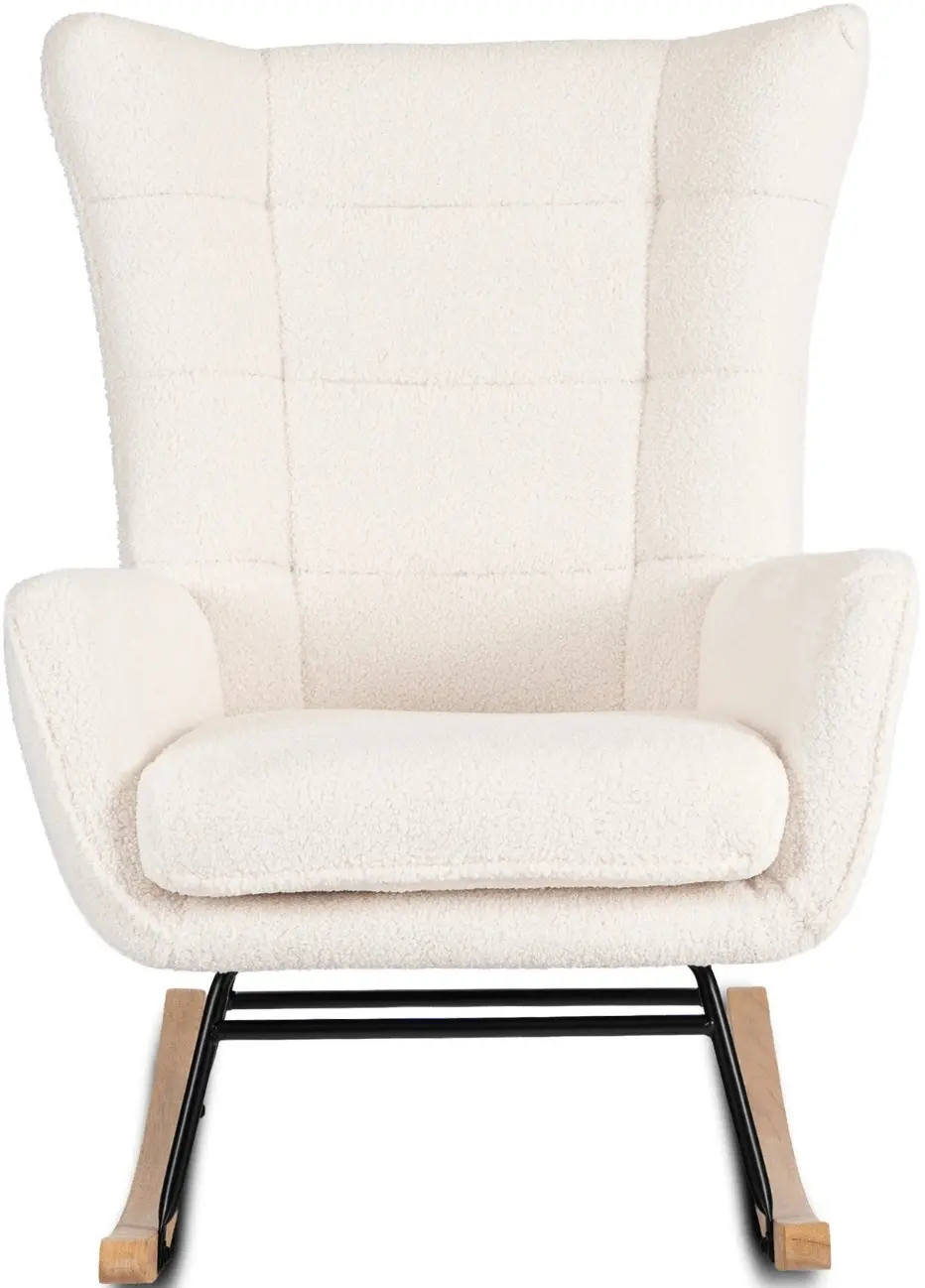 Fotoliu balansoar Mebel Elite Jackson (Cream/Oak) - 2