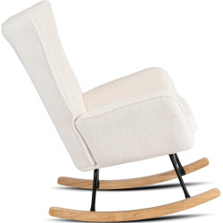 Fotoliu balansoar Mebel Elite Jackson (Cream/Oak) Thumb