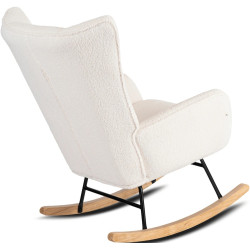 Fotoliu balansoar Mebel Elite Jackson (Cream/Oak) Thumb