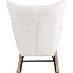 Fotoliu balansoar Mebel Elite Jackson (Cream/Oak) Thumb