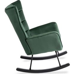 Кресло-качалка Mebel Elite Jackson (Green/Black) Thumb