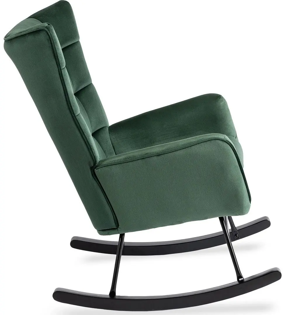 Кресло-качалка Mebel Elite Jackson (Green/Black) - 5