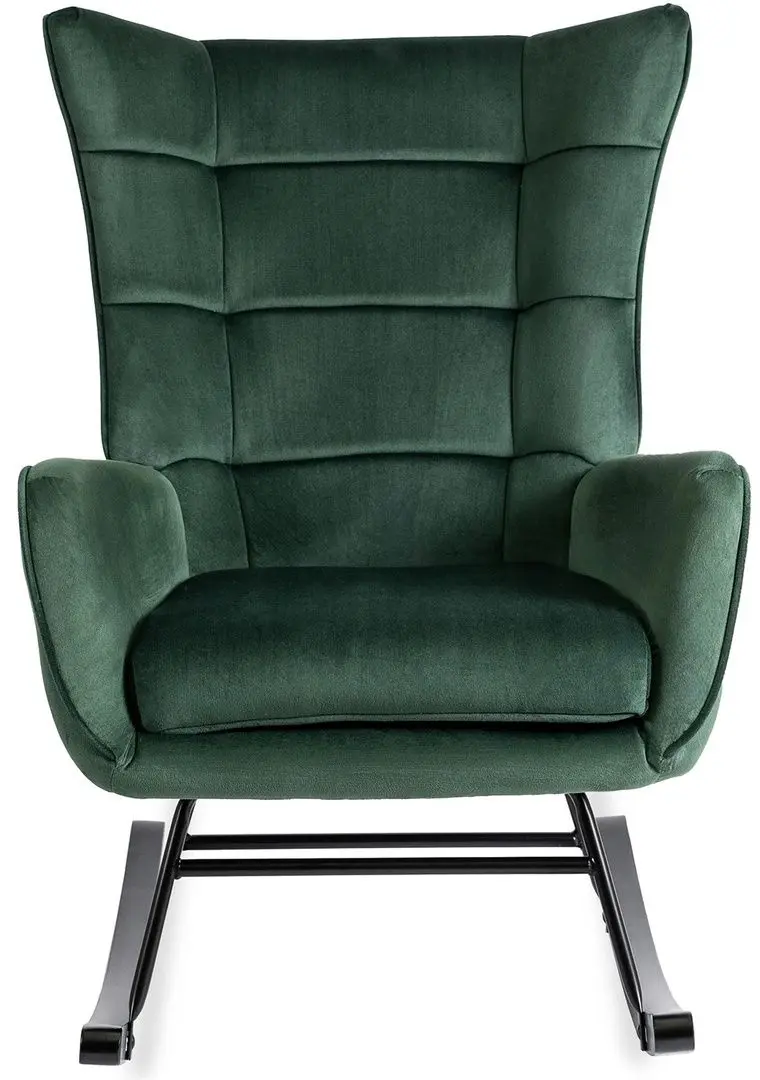 Кресло-качалка Mebel Elite Jackson (Green/Black) - 7