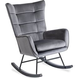 Кресло-качалка Mebel Elite Jackson (Grey/Black) Thumb