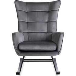 Кресло-качалка Mebel Elite Jackson (Grey/Black) Thumb