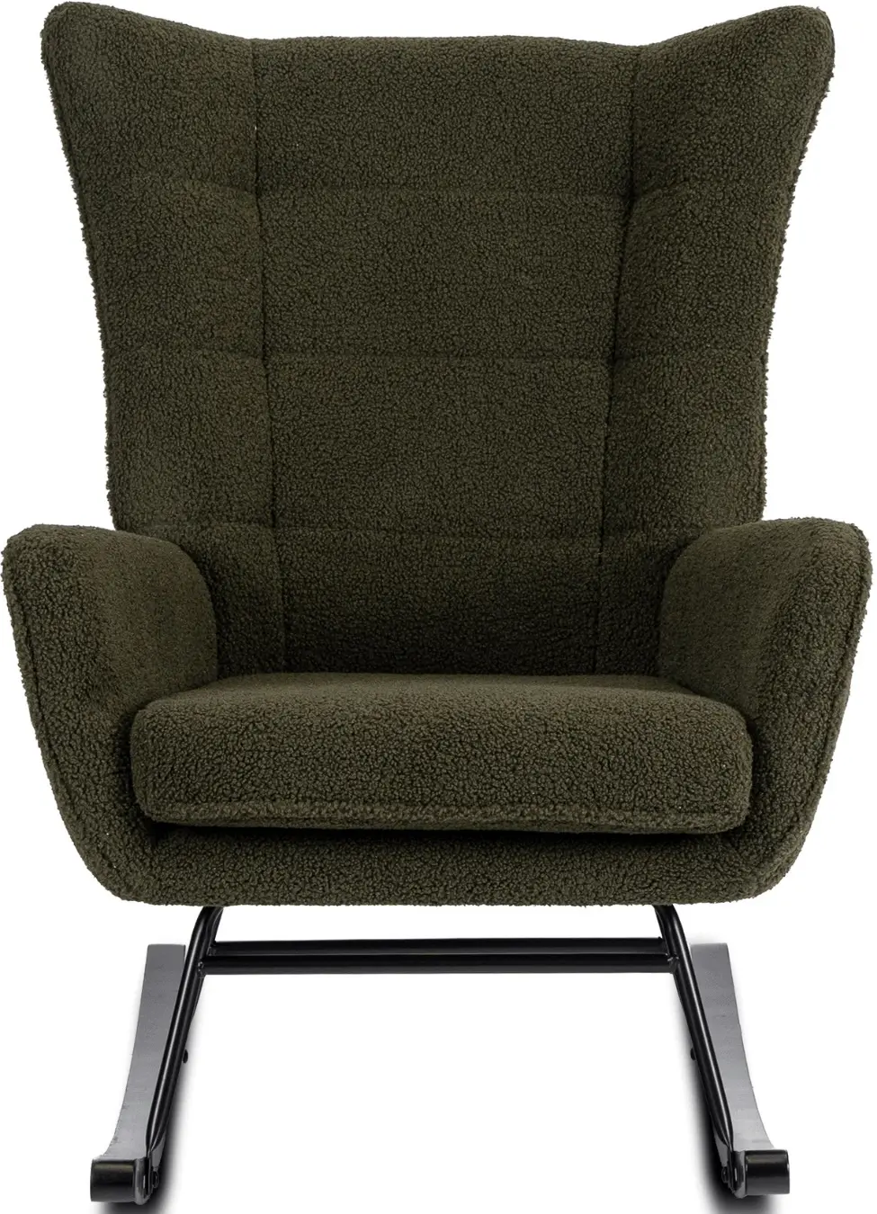 Кресло-качалка Mebel Elite Jackson (Olive/Black) - 2