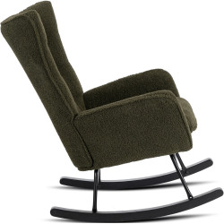 Кресло-качалка Mebel Elite Jackson (Olive/Black) Thumb