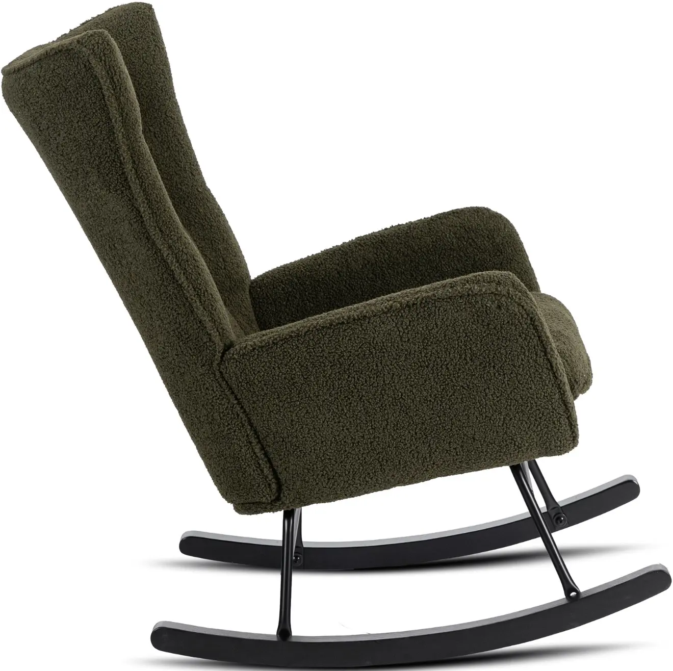 Кресло-качалка Mebel Elite Jackson (Olive/Black) - 3