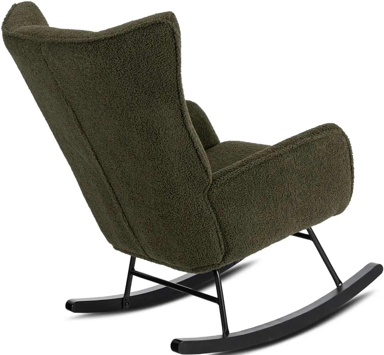 Кресло-качалка Mebel Elite Jackson (Olive/Black) - 4
