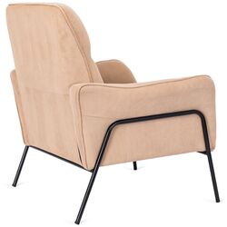 Fotoliu Mebel Elite Alberto (Beige/Black) Thumb