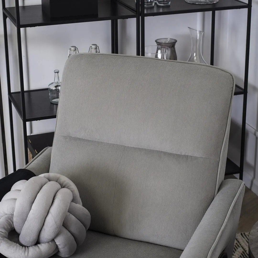 Fotoliu Mebel Elite Alberto (Grey/Black)