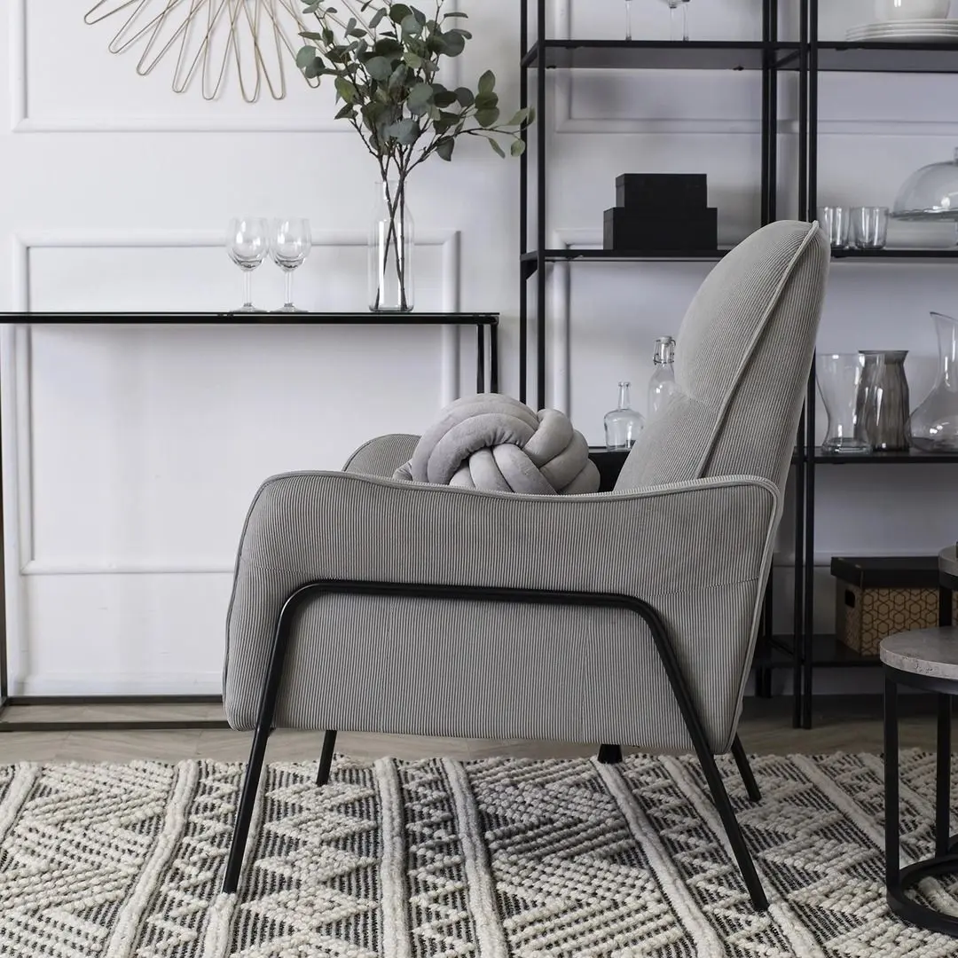 Fotoliu Mebel Elite Alberto (Grey/Black)